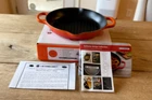 Creuset Enameled Cast Iron Deep Round Grill 9.75 In 25 Cm Flame Orange New. Price: $159.99.
