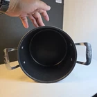 Emeril All-clad Heavy Anodized Non-stick 6 Qt Pots Lids Used. Price: $50.00.