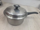 Flavorseal By Cory 302 18-8 Pluramelt Stainless Steel Pot W/lid Used. Price: $49.99.
