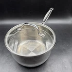 Cuisinart 719-18P Chef's Classic 2 Qt Stainless Steel Pour Saucepan With Lid Used. Price: $24.87.