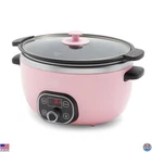 6QT Slow Cooker, Pfas-free Ceramic Nonstick, Programmable, Keep Warm, Pink New. Price: $109.75.