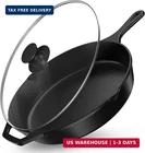 Utopia Kitchen Premium Saute Frying 12 Inch, Cast Iron Chefs Pan, Season New. Price: $40.73.