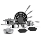 Cookware Set 14PC Nonstick Hybrid Stainless Steel Induction Cyrder Pots Pans New. Price: $299.99.