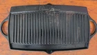 The Pioneer Woman Timeless Cast Iron Pre Seasoned Reversible Grill/griddle Pan Used. Price: $34.99.