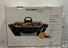 Kitchensmith By Bella TXG-619 X11 Electric Skillet 12117 Missing Lid New. Price: $49.99.