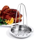 Norpro Stainless Steel Vertical Poultry Roaster Open. Price: $19.95.