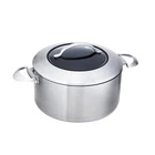 Scanpan Ctx 7.5 Quart Dutch Oven With Lid, Stainless Steel New. Price: $399.95.