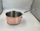 Mauviel 6S 6-PLY Polished Copper & Stainless Steel Sauce Pan, 2.6-QT New. Price: $244.97.