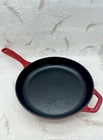 Lodge Enameled Cast Iron Skillet 11-INCH Island Spice Red EC11S43 Used. Price: $39.00.