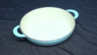 Creuset Vintage Braiser Cast Iron Shallow Blue 10.5 Double Handle #26 Mint Used. Price: $124.99.