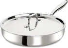 12 Inch Tri-ply Stainless Steel Frying Pan, With Lid, Pfoa/ptfe Free New. Price: $35.79.