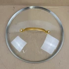 Greenpan Reserve 9.5" Replacement Glass Lid Pot Cover Gold Handle Inch Used. Price: $19.99.