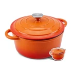 Wokins 4QT Enameled Cast Iron Dutch Oven Pot With Lid,heavy-duty Cookware For So New. Price: $57.46.