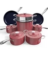 Nuwave Lux 13PC Forged Cookware Set Pfas Free Healthy G10 Duralon Cinnamon New. Price: $299.00.