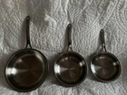 Nib Set Of Cristel Stainless Mini Frying Pan 5IN/4IN/3.5IN Made France! New. Price: $199.98.