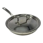 Cuisinart Multiclad Pro 8" Skillet With Lid MCP22-20N Stainless Steel Induction Used. Price: $14.00.