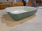 Vintage 1953 Pyrex Promo Heinz 507B Seafoam Green Rectangle Casserole Dish A37 Used. Price: $12.00.