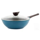 Neoflam Eela 12'' Non Stick Chef's Wok With Glass Lid, Stir Fry Pan And Pofa-... New. Price: $86.89.