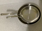 Sur Table Classic 5-PLY Stainless Steel 2-PIECE Skillet Set, 8" & 10" New. Price: $100.00.