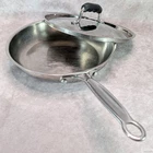 Cuisinart 10" Stainless Steel Skillet Frying Pan W/ Lid 722-24 Chef's Classic Used. Price: $27.99.