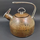 Chantal SL37-19CP 1.8 Qt Tea Kettle 2-TONE Whistle W/ Handle Pot Holder Nice! Used. Price: $59.99.