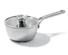 Oxo Mira Tri-ply Stainless Steel 1.5QT Chef's Pan With Lid Nib New. Price: $31.99.