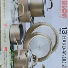 Circulon Premier Professional 13-PIECE Non-stick Hard-anodized Bronze Pan Set New. Price: $179.00.