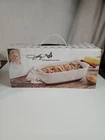 Dolly Parton Collection 1.79QT Stoneware Speckled Loaf Pan TTU-06590 In Box. Price: $32.90.