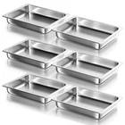 Wantjoin 1/2 Half Size Steam Table Pans, 6-PACK 2.5 Inch Deep Restaurant Stea... New. Price: $56.11.