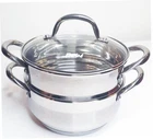 Parini Cookware 3.5QT Stainless Steel Dutch Oven & Steamer With Lid New. Price: $19.95.