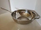 Wolfgang Puck Cafe Coll. Flat 12" Wok Stir Fry Stainless Steel 18-10 Euc #022004 Used. Price: $35.88.