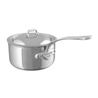 Mauviel M'cook 5-PLY Sauce Pan With Lid, Cast Stainless Steel Handle, 2.6-QT New. Price: $227.00.