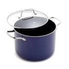 Blue Diamond 8 Qt Stockpot With Lid, Infused Pfas-free Ceramic New. Price: $79.34.