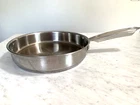 Martha Stewart Everyday Stainless Steel Fry / Saute Skillet Pan 10" Used. Price: $17.99.