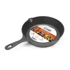 Commercial Chef 8-INCH Cast Iron Skillet Pan, Pre-seasoned 8", Black New. Price: $29.99.