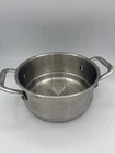 Cuisinart #6116-18S Stainless Steel Steamer Insert Pan Two Handles Vegetable Used. Price: $14.00.