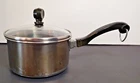 Farberware Durable Stainless Steel Impact Bonded Even Heat Q16C Glass Lid 1QT Used. Price: $18.95.