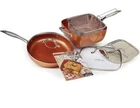 Copper Chef Pro 7 Piece Heavy Duty Cookware Set Induction Non Stick Recipes New. Price: $69.00.