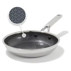 Pan 8 Nonstick Stainless Steel Ceramic Induction Compatible Oxo Frying Hybrid New. Price: $89.99.