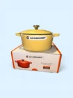 Creuset Enameled Cast Iron Signature Round Dutch Oven 3.5QT, Mimosa New. Price: $285.00.