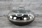 Hexclad Hybrid 14" Wok With Stainless Steel Lid Nonstick Cookware #7549 Used. Price: $71.99.