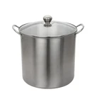 Mainstays 21.5 Quart Stainless Steel Canning Pot With Rack, Dual Water Bath New. Price: $37.26.