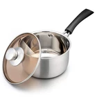 Teamfar Saucepan With Lid, Cooking Pot Milk 2QT, Silver New. Price: $28.41.