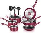 Kitchen 13-PIECE Nonstick Cookware Set Ptfe/pfoa/pfos-free Heat Resist New. Price: $153.99.