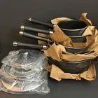 Vintage Nordic Usa 8 Pc. Non-stick Cookware Pot & Pan Set New Open Box. Price: $120.00.