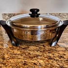 Saladmaster 304/316TI Titanium Stainless Steel Electric Skillet SA0120CU Usa Used. Price: $325.89.