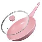 Xuanying Inch Non Stick Frying PINK-8 With Lid, New. Price: $44.54.