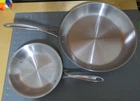 Calphalon 12 & In. Stainless Steel Pans 1392 1388 No Lids Used. Price: $36.95.