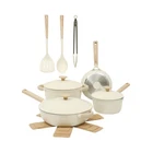 Gibson Elite Folkstone 13 Piece Pots And Pans Durable Cast Aluminum Pfa Free .... Price: $156.28.