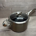 Scanpan Cs+ Stratanium+ 2 Qt Covered Saucepan 16CM Induction Denmark Lid Used. Price: $59.99.